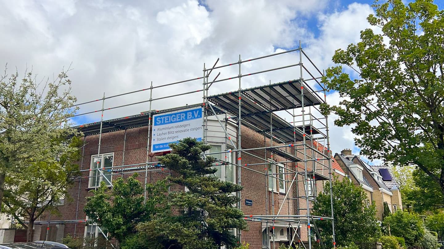 Steigerverhuur inclusief montage